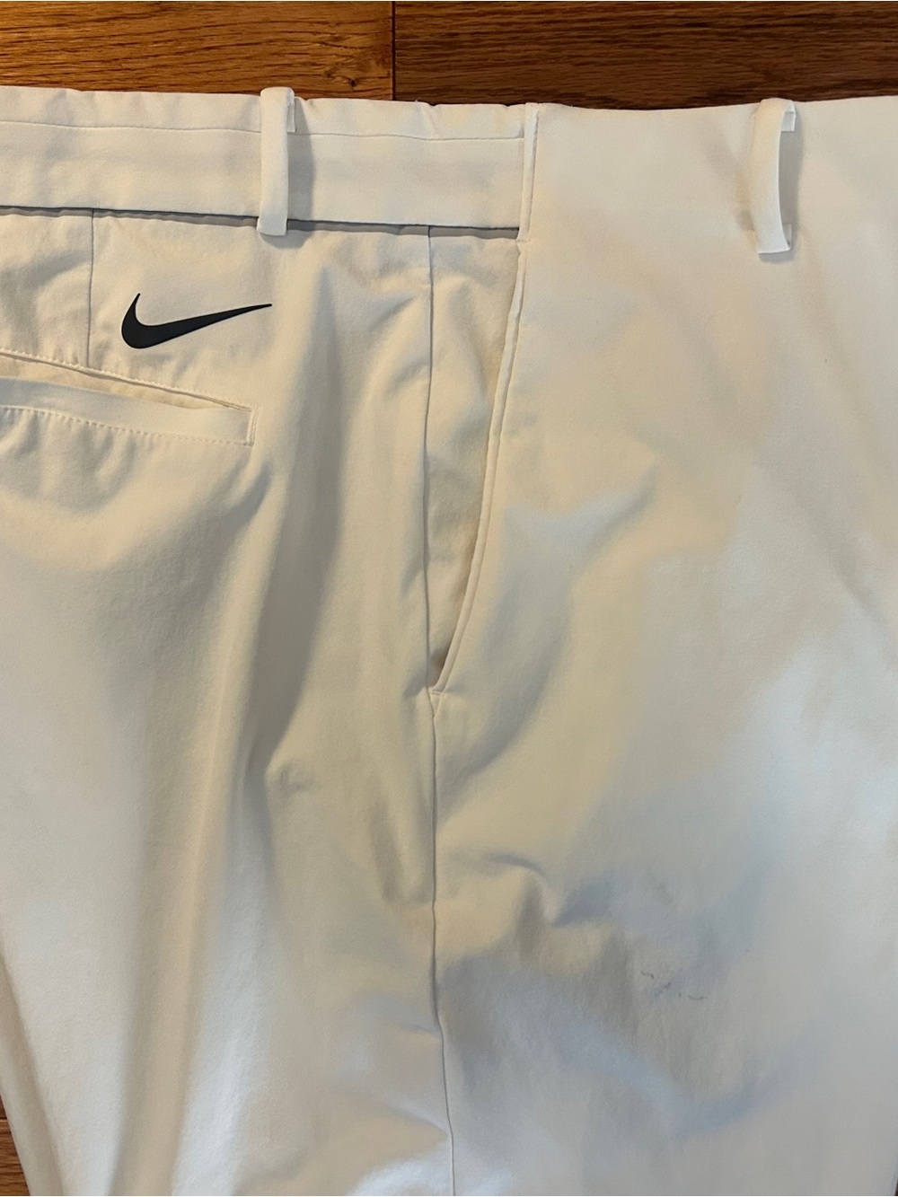 Nike Golf Dri-FIT White Golf Pants Men’s 38x32 Modern Fit Performance